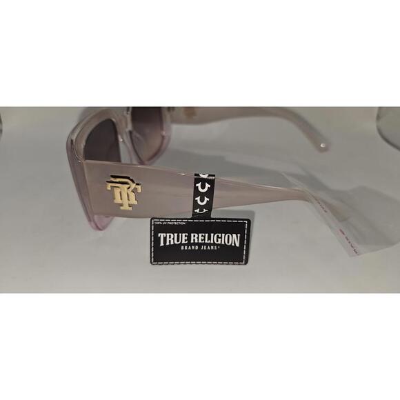 True Religion Oversized Square Sunglasses Pink Gradient - 100% UV Protection main image 4
